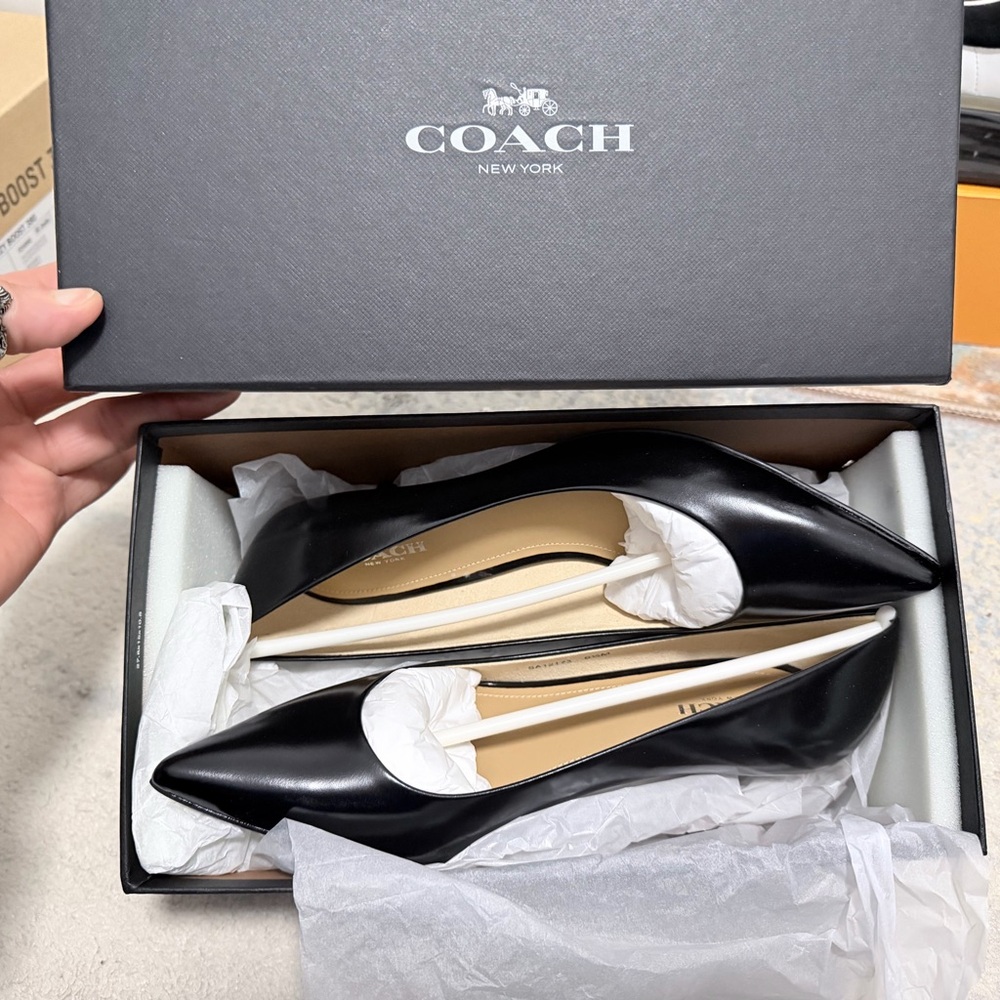 Coach Black Heels